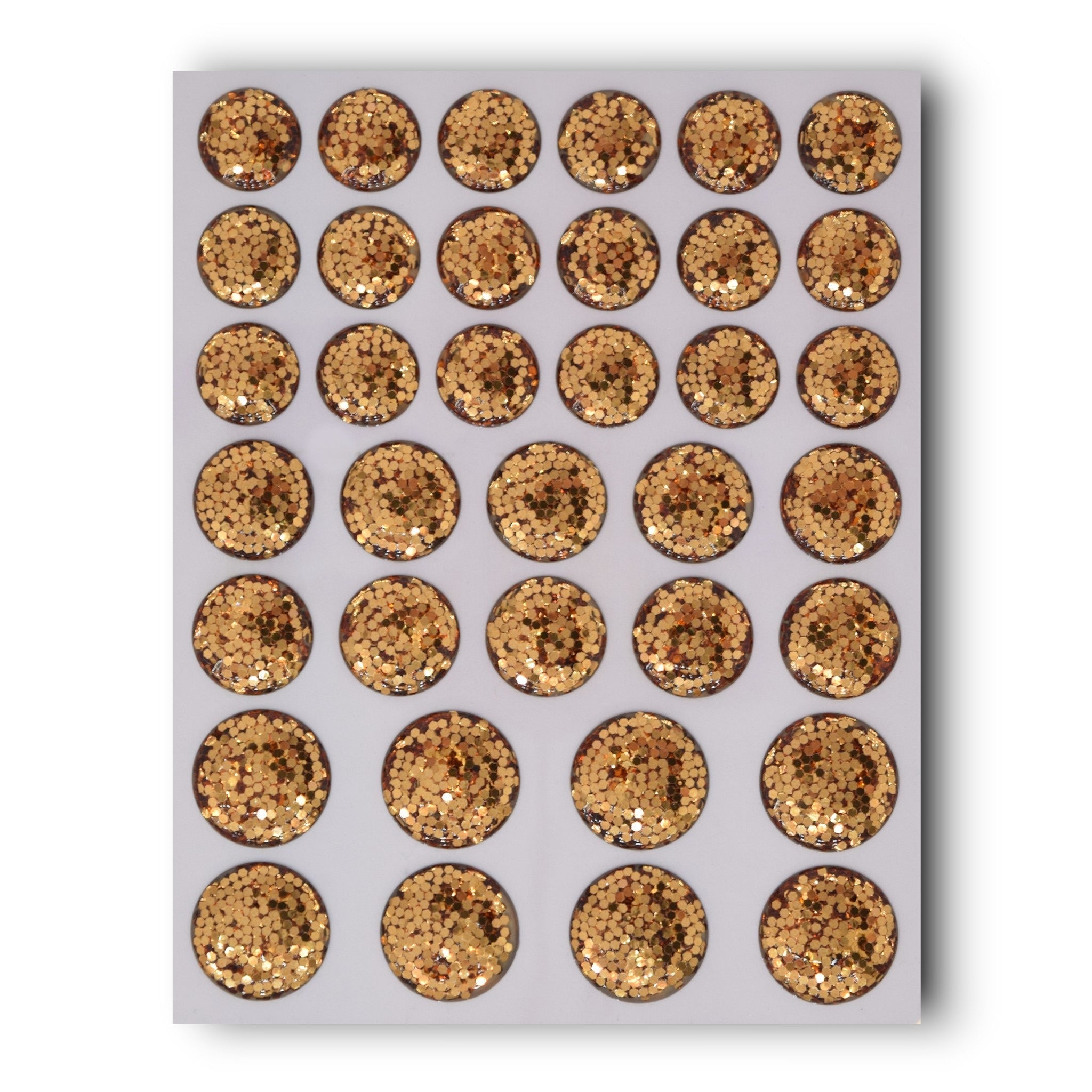 Gold Glitter Gems - Medium
